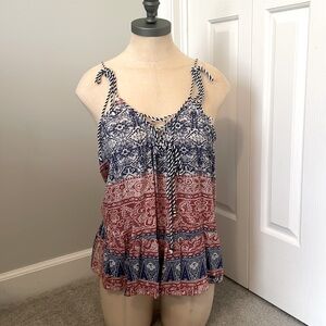Jessica Simpson size small sleeveless boho top